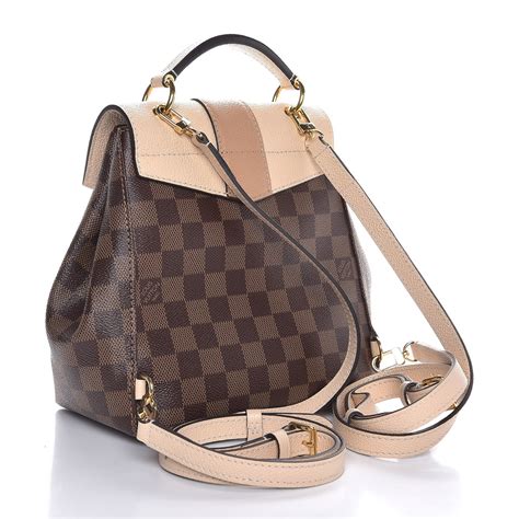 lv clapton pm|Louis Vuitton Clapton Backpack Damier Ebene Creme .